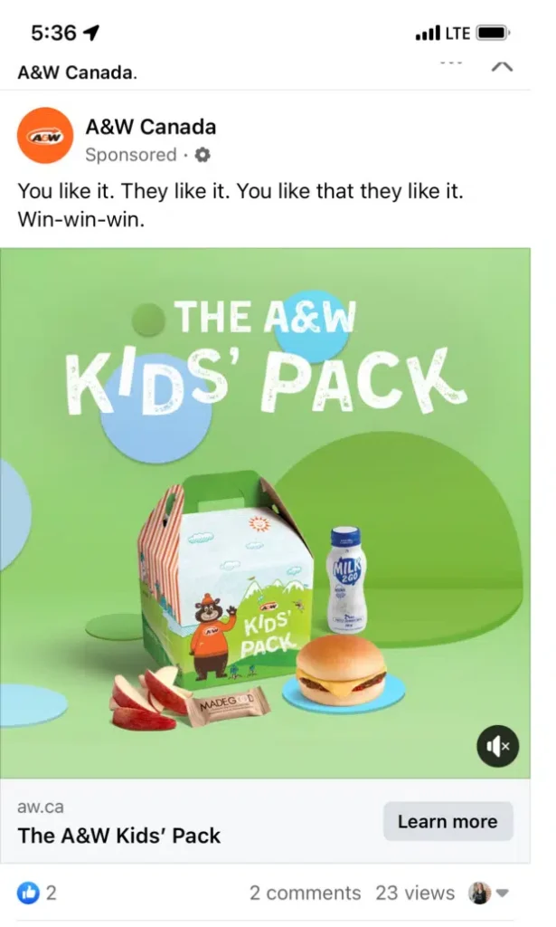 Facebook KW Sponsored