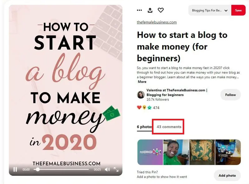Blogging Tips Best Comments