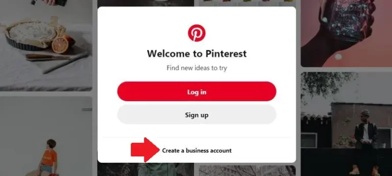 Pinterest Account Step 1